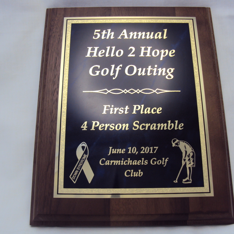Award plaque